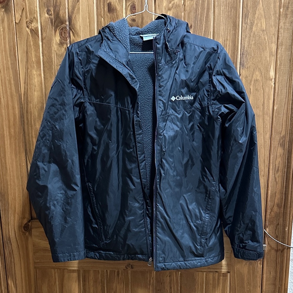 Columbia Men's Black Raincoat